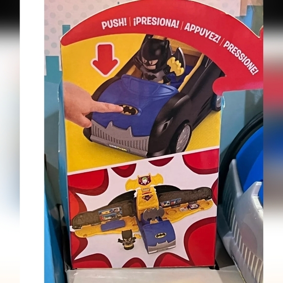 Batman Fisher-Price Little people batmobile 2 in 1 playset. - Picture 8 of 9